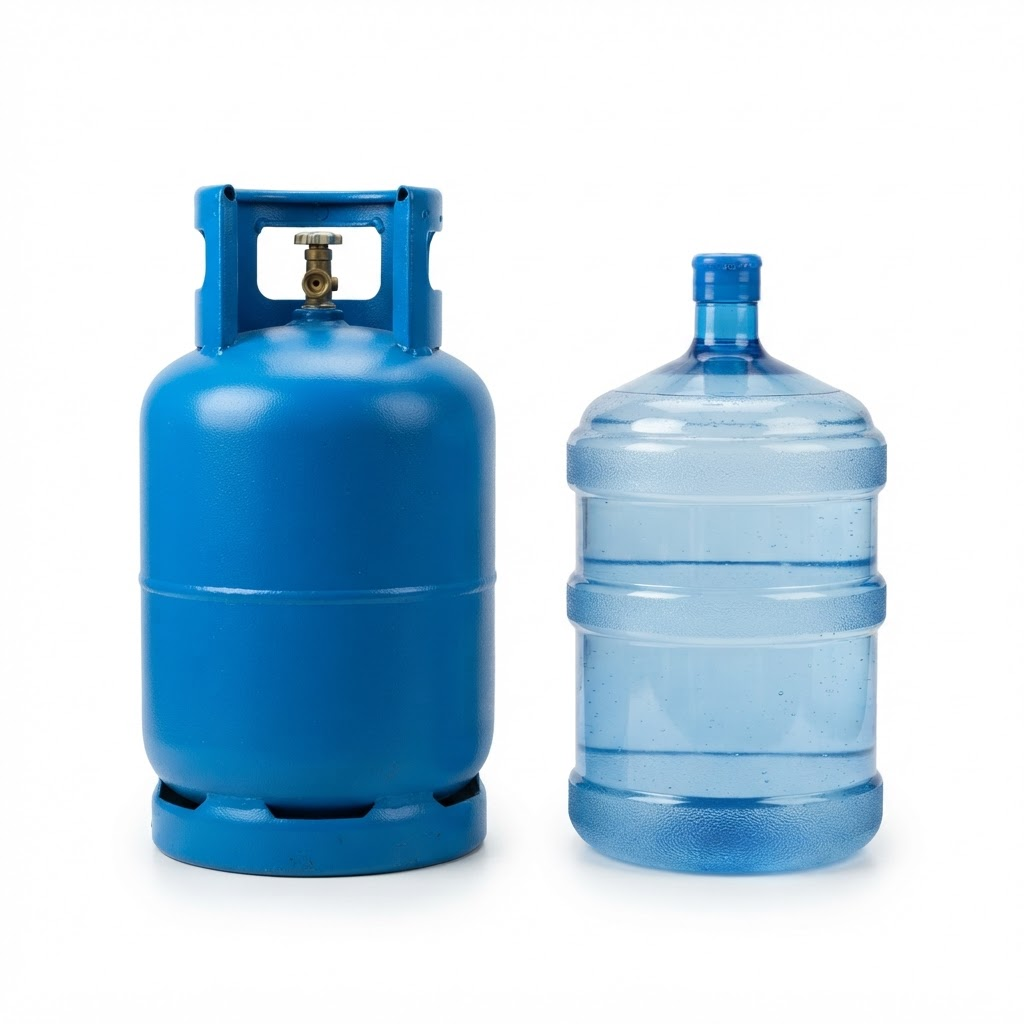 01 Gás + 01 Água 20L